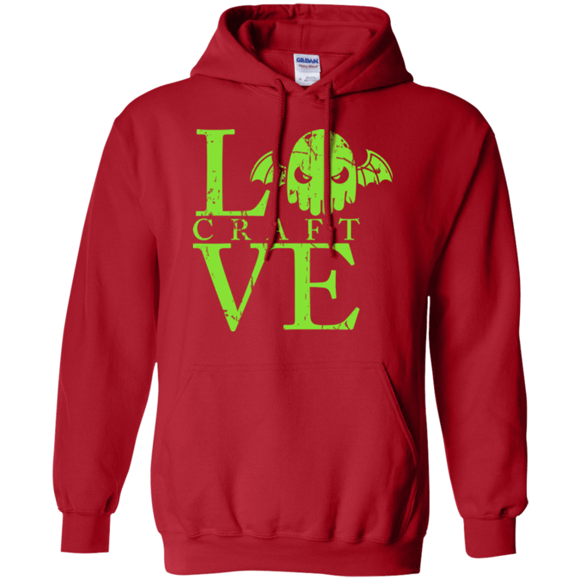 Sweatshirts Red / Small Love craft Pullover Hoodie