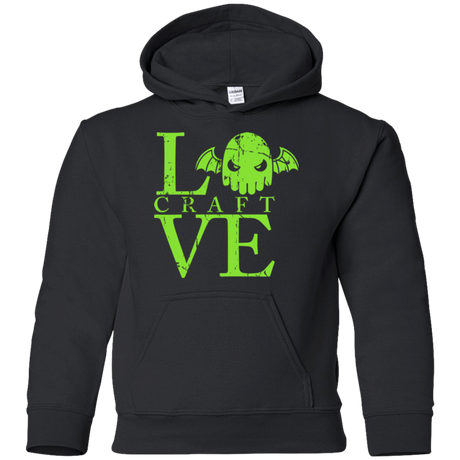 Sweatshirts Black / YS Love craft Youth Hoodie