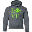 Sweatshirts Dark Heather / YS Love craft Youth Hoodie