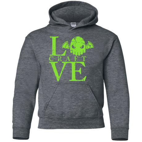 Sweatshirts Dark Heather / YS Love craft Youth Hoodie