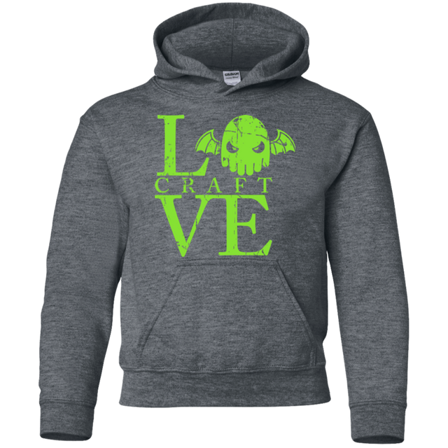 Sweatshirts Dark Heather / YS Love craft Youth Hoodie