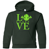 Sweatshirts Forest Green / YS Love craft Youth Hoodie
