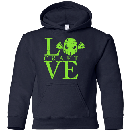 Sweatshirts Navy / YS Love craft Youth Hoodie