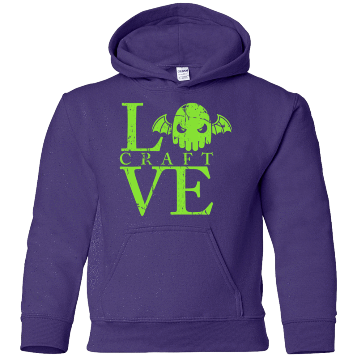 Sweatshirts Purple / YS Love craft Youth Hoodie