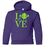 Sweatshirts Purple / YS Love craft Youth Hoodie