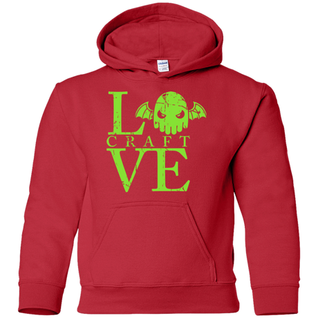 Sweatshirts Red / YS Love craft Youth Hoodie