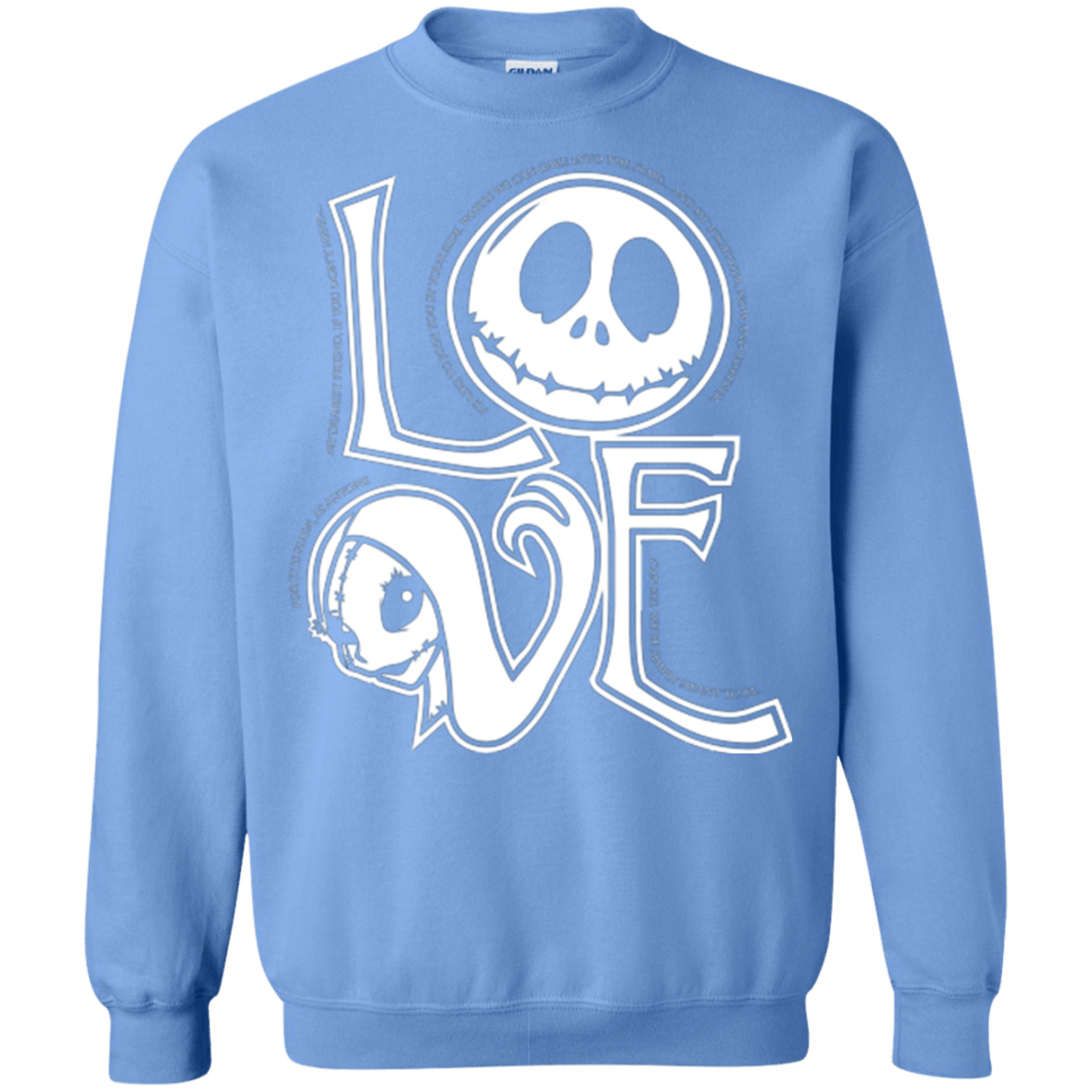 Sweatshirts Carolina Blue / Small Love Crewneck Sweatshirt