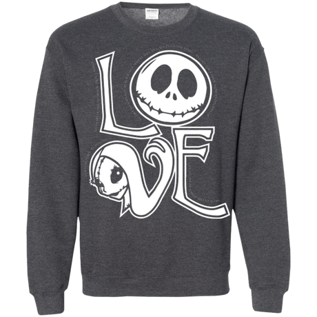Sweatshirts Dark Heather / Small Love Crewneck Sweatshirt