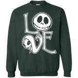 Sweatshirts Forest Green / Small Love Crewneck Sweatshirt