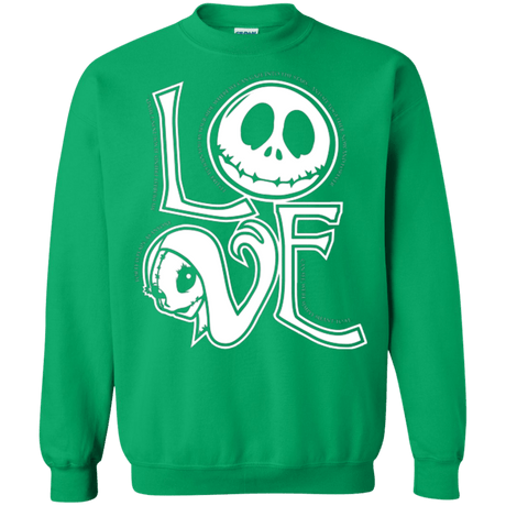 Sweatshirts Irish Green / Small Love Crewneck Sweatshirt