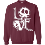 Sweatshirts Maroon / Small Love Crewneck Sweatshirt