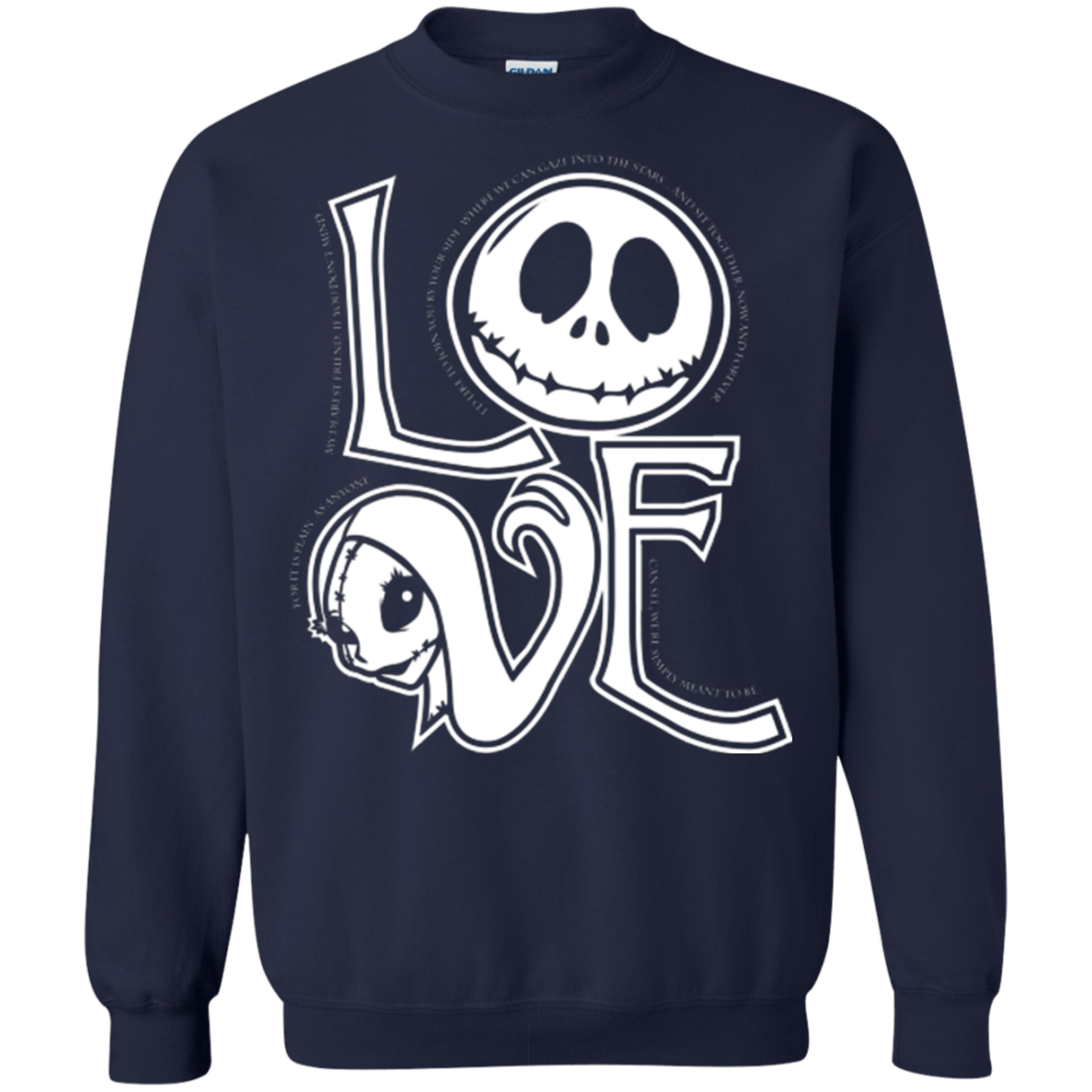 Sweatshirts Navy / Small Love Crewneck Sweatshirt