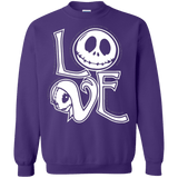 Sweatshirts Purple / Small Love Crewneck Sweatshirt