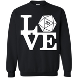 Sweatshirts Black / Small Love D20 Crewneck Sweatshirt