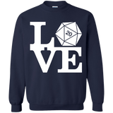 Sweatshirts Navy / Small Love D20 Crewneck Sweatshirt