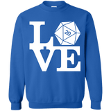 Sweatshirts Royal / Small Love D20 Crewneck Sweatshirt
