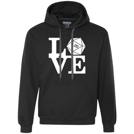 Sweatshirts Black / Small Love D20 Premium Fleece Hoodie