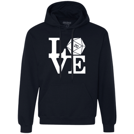 Sweatshirts Navy / Small Love D20 Premium Fleece Hoodie