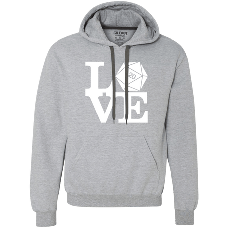 Sweatshirts Sport Grey / Small Love D20 Premium Fleece Hoodie