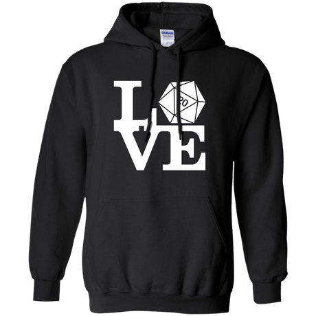 Sweatshirts Black / Small Love D20 Pullover Hoodie
