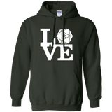 Sweatshirts Forest Green / Small Love D20 Pullover Hoodie