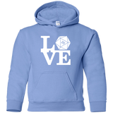 Sweatshirts Carolina Blue / YS Love D20 Youth Hoodie