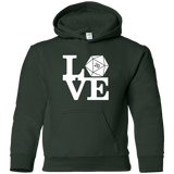 Sweatshirts Forest Green / YS Love D20 Youth Hoodie