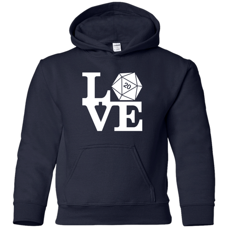 Sweatshirts Navy / YS Love D20 Youth Hoodie