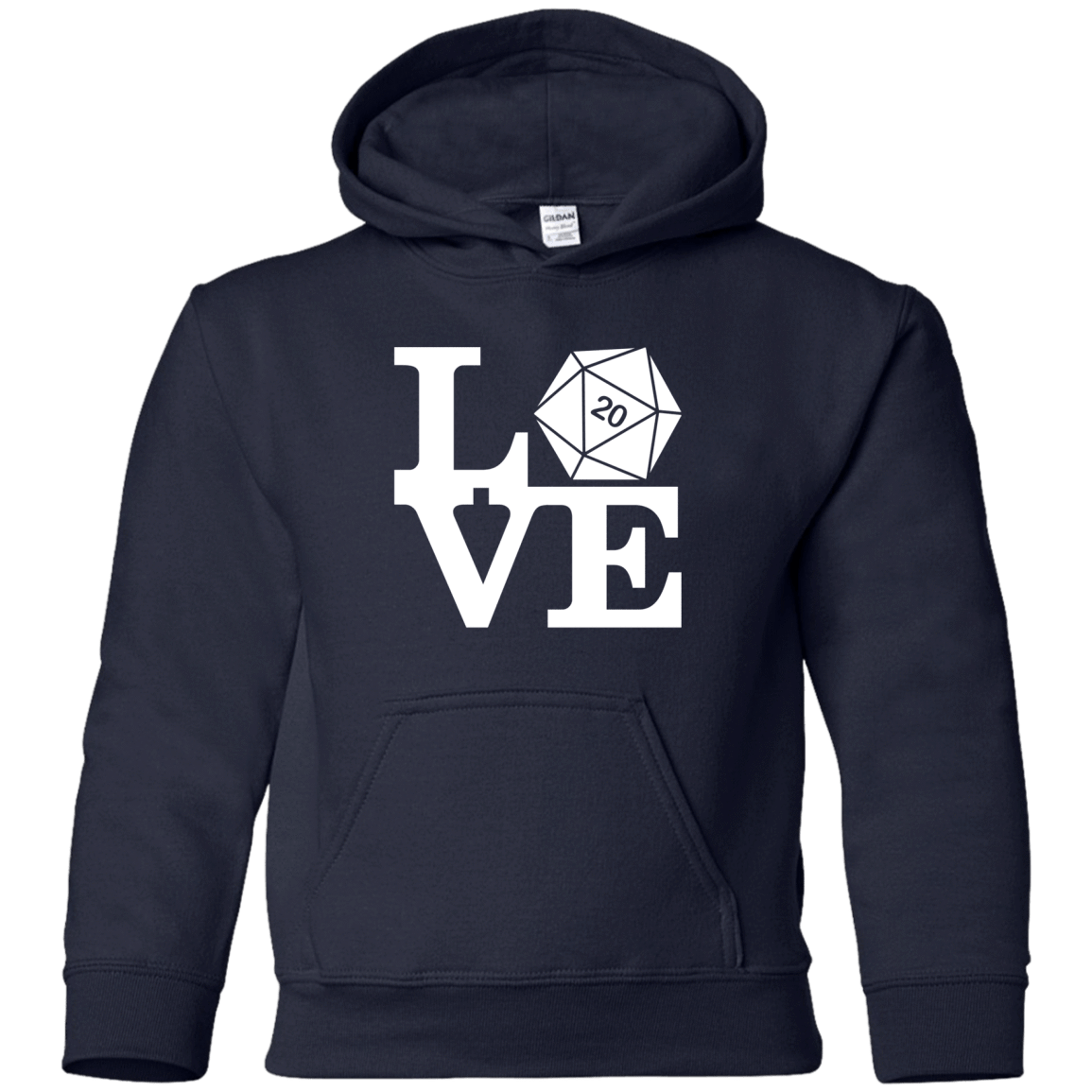 Sweatshirts Navy / YS Love D20 Youth Hoodie
