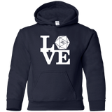 Sweatshirts Navy / YS Love D20 Youth Hoodie