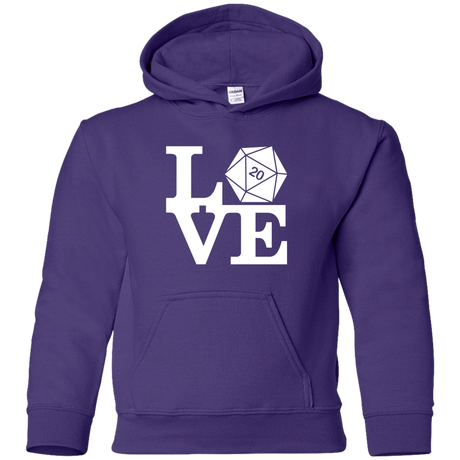 Sweatshirts Purple / YS Love D20 Youth Hoodie