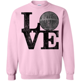 Sweatshirts Light Pink / Small LOVE Deathstar 1 Crewneck Sweatshirt