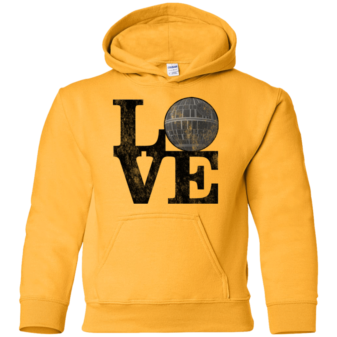 Sweatshirts Gold / YS LOVE Deathstar 1 Youth Hoodie