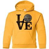 Sweatshirts Gold / YS LOVE Deathstar 1 Youth Hoodie