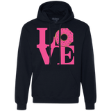 Sweatshirts Navy / S Love Donut Premium Fleece Hoodie