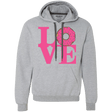 Sweatshirts Sport Grey / S Love Donut Premium Fleece Hoodie