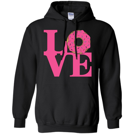 Sweatshirts Black / S Love Donut Pullover Hoodie