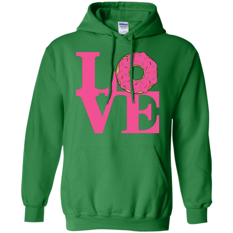 Sweatshirts Irish Green / S Love Donut Pullover Hoodie