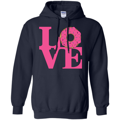Sweatshirts Navy / S Love Donut Pullover Hoodie