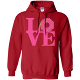 Sweatshirts Red / S Love Donut Pullover Hoodie