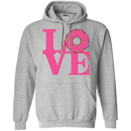 Sweatshirts Sport Grey / S Love Donut Pullover Hoodie