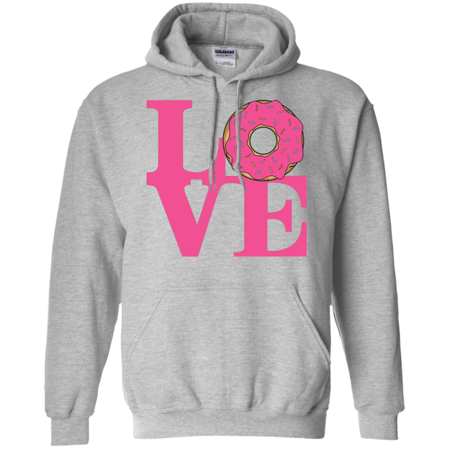 Sweatshirts Sport Grey / S Love Donut Pullover Hoodie