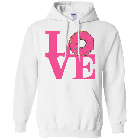 Sweatshirts White / S Love Donut Pullover Hoodie