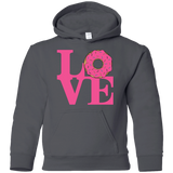 Sweatshirts Charcoal / YS Love Donut Youth Hoodie