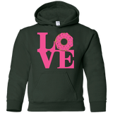 Sweatshirts Forest Green / YS Love Donut Youth Hoodie