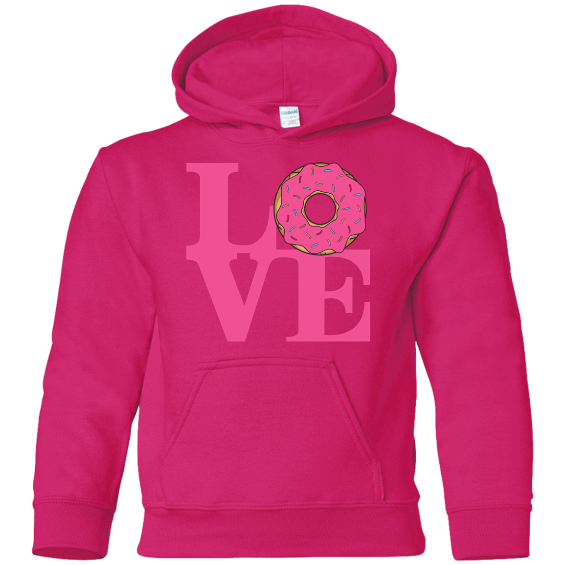 Sweatshirts Heliconia / YS Love Donut Youth Hoodie