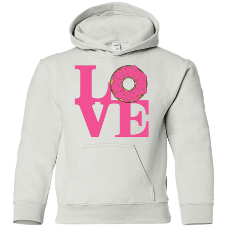 Sweatshirts White / YS Love Donut Youth Hoodie