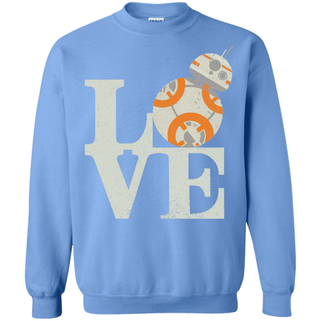 Sweatshirts Carolina Blue / Small Love Droids Crewneck Sweatshirt