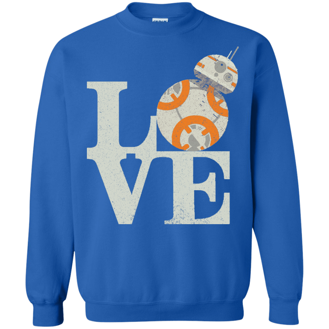 Sweatshirts Royal / Small Love Droids Crewneck Sweatshirt
