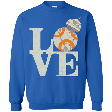 Sweatshirts Royal / Small Love Droids Crewneck Sweatshirt